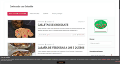 Desktop Screenshot of cocinandocongoizalde.com